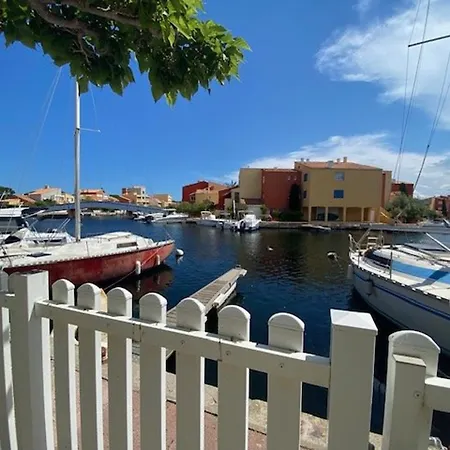 Lejlighed 2 Pieces Avec Vue Sur Marina, Acces Piscine Et 4 Couchages - Fr-1-782-82 Le Barcarès