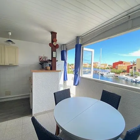 2 Pieces Avec Vue Sur Marina, Acces Piscine Et 4 Couchages - Fr-1-782-82 Apartmán Le Barcarès